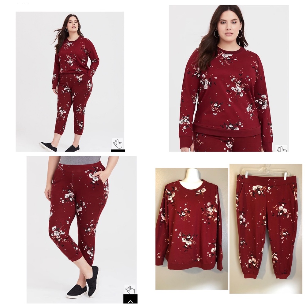 NWT/NWOT Torrid Size 1 Jogger Set